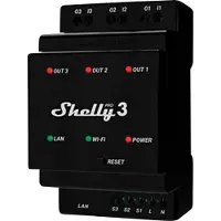 Shelly Relé Inteligente Wlan Pro 3 3x 16a