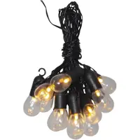 Star Trading 476-85, Guirnalda decorativa ligera, negra, transparente, de cloruro de polivinilo (PVC), para ambiente interior, versátil, grado de protección IP44