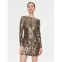 Guess Marciano By Isla Sequin Dress Black Gold Talla: 38 | Mini Vestidos Outlet | Mujer | Negro