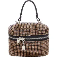 NAEMI Bolso de mano oro / negro / plata