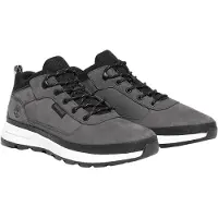 Timberland para hombre. TB1A2A230331 Zapatillas de piel Field Trekker gris (45), Plano, Cordones, Casual, outlet 2026.