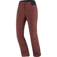 Salomon - Pantalones de esquí mujer - Reason Pant W Rum Raisin para Mujer - Talla L - Burdeos