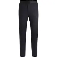 BOSS Pantalón de pinzas 'H-Genius' azul noche