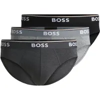BOSS Braga gris / gris oscuro / negro / blanco
