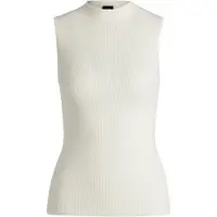 BOSS Top de punto 'Feskies' offwhite