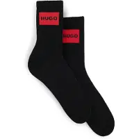 HUGO Calcetines rojo / negro