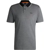 HUGO BOSS para hombre. 50507814 Polo Peoxford New negro (M), Casual, Algodón, Manga corta, outlet 2026.