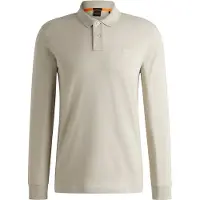 BOSS para hombre. 50507704 Polo Passerby beige (XXL), Casual, Algodón, Manga larga, outlet 2026.