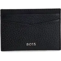 BOSS para hombre. 50529515 Tarjetero de piel New Crosstown negro (OSFA), Casual, outlet 2026.