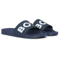 BOSS Zapatos abiertos 'Aryeh' marino / blanco