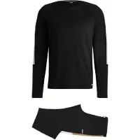 BOSS para hombre. 50535718 Chándal Balance Long negro (M), Casual, Algodón, Manga larga, outlet 2026.