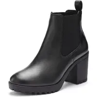 LASCANA Botas Chelsea negro