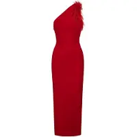 Kraimod Vestido de noche rojo