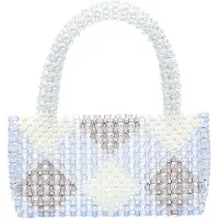 Koosh Bolso de mano azul claro / gris / blanco