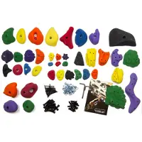 Metolius - Mega Pack 40 - Presas de escalada size 40 Holds, gris