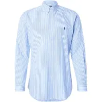 Ralph Lauren para hombre. 710929346001 Camisa de popelina y elástico Custom Fit azul (XL), Casual, Algodón, Manga larga, Polo Ralph Lau
