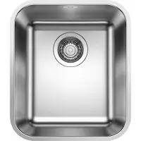 BLANCO SUPRA 340-U, Fregadero de encimera, Rectangular, Acero inoxidable, Acero inoxidable, 1 cuba, Rectangular