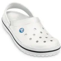 Crocs Zuecos 'Crocband' azul / negro / blanco