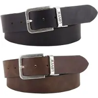 Levi's para hombre. 77134-2086 Cinturón de piel Reversible Core marrón (80 cm), Casual, outlet 2026.