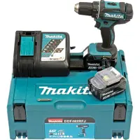 Makita Taladro atornillador inalámbrico 18 Voltios 3.0 Ah DDF482RFJ