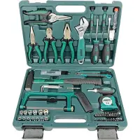 BRÜDER MANNESMANN Kit de herramientas para bricolaje , modelo M29074, en estuche. (M29074)