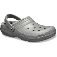 Crocs Zuecos CLASSIC LINED CLOG mujer - Gris - 37 / 38