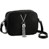 Valentino Bolso de hombro 'Divina' negro / plata