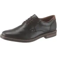 Rieker Zapatos con cordón 'Schnürschuh Herren 13500 00 Kunststoff (Synthetik) in schwarz' negro