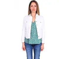 Le Temps des Cerises Cazadora vaquera LILLY mujer - Blanco - EU L