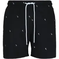 Urban Classics Bermudas negro / blanco