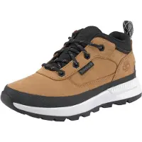 Timberland para niño. TB0A2GN12311 Zapatillas de piel con cordones Field Trekker amarillo (36), Plano, Casual, moda infantil, out