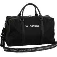 Valentino Bolsa de fin de semana 'Kylo' negro / blanco