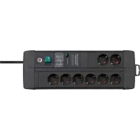 Brennenstuhl 1256000698 Premium-Line DUO ÜSS 8fach schwarz
