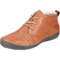 Rieker Botines con cordones caramelo