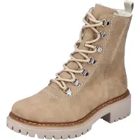 Rieker Botines con cordones beige claro
