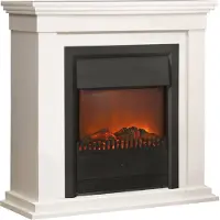 Xaralyn , chimenea eléctrica de pared, 1800 vatios, 2 niveles de calefacción, efecto de llama realista, termostato