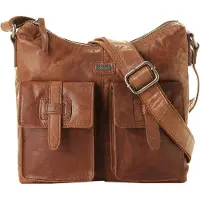 Spikes & Sparrow Bolso de hombro cognac