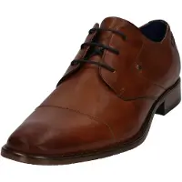 Bugatti Zapatos con cordón cognac