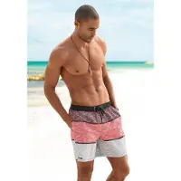 Bench Bermudas gris / rosa moteado / negro