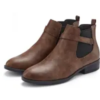 LASCANA Botas marrón / negro