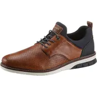 Rieker Zapatillas de casa 'Slipper Herren 14450 22 Leder-Mix in braun' marrón