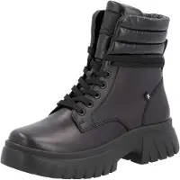 Rieker Botines con cordones negro