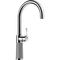 Schock Grifo modelo SC-520 en acabado CROMA, con caño fijo / CRISTALITE PLUS