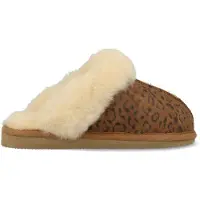 Shepherd Zapatillas de casa 'Jessica' crema / marrón / marrón oscuro