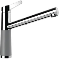 Schock Grifo de bajo caudal SC-510 en acabado CROMA, con salida para ducha / Línea básica CRISTALITE