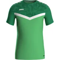 Jako Camiseta funcional verde / verde oscuro / blanco