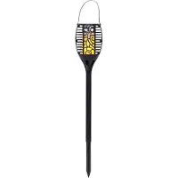 Star Trading Lámpara LED solar Flame, tres opciones de uso, 42 cm