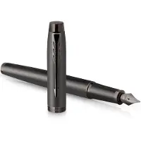 Parker Pluma Estilográfica Profesional Im Con Plumín De Bronce Monocromático F En Caja De Regalo