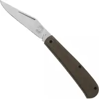 White River Knives Trailhead Trapper THT-MOD S35VN, Olive Drab Micarta, navaja