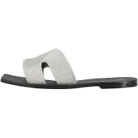 Faina Zapatos abiertos gris plateado
